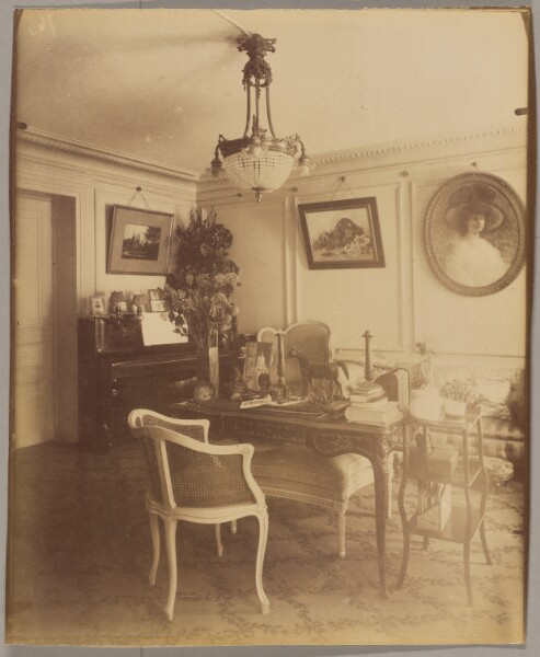 Eugène Atget, Intérieur de Mr F., Agent du change, rue Montaigne