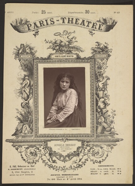 Étienne Carjat, Paris Theatre: Angele Moreau