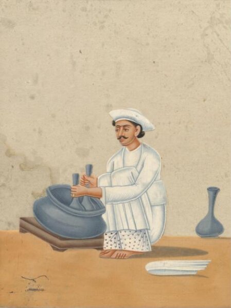 Unknown, One of eighteen paintings of trades and domestic servants.