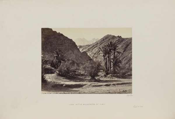 Francis Frith, View in the Wilderness of Sinai