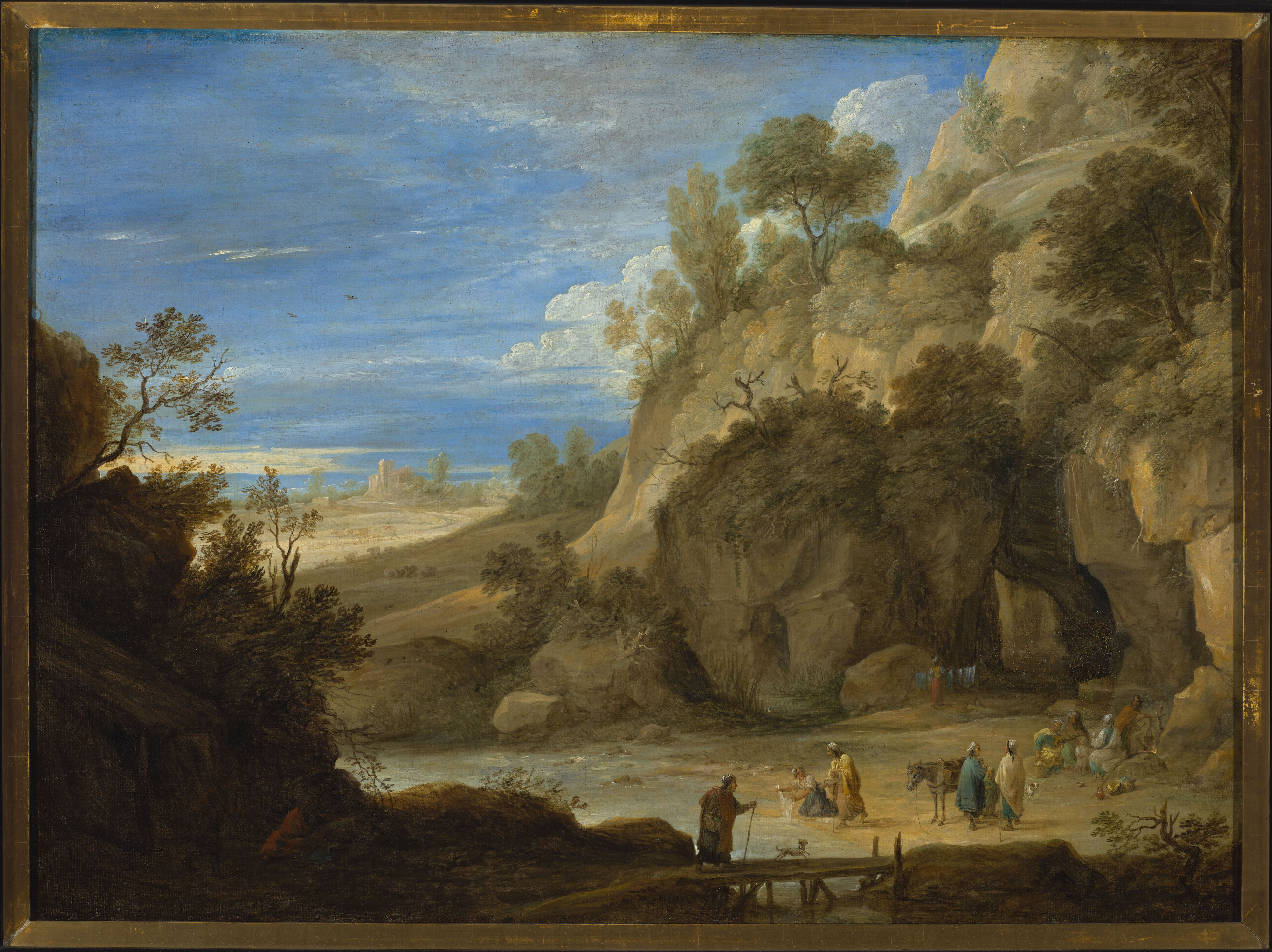 David Teniers the Younger, Landscape with a Gipsy camp