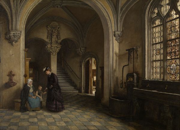 Henri De Braekeleer, Interior of the Church of Saint Paul in Antwerp