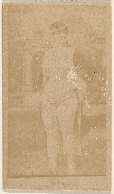 Allen & Ginter, Georgie Blake, From the Actors and Actresses series (N45, Type 1) for Virginia Brights Cigarettes