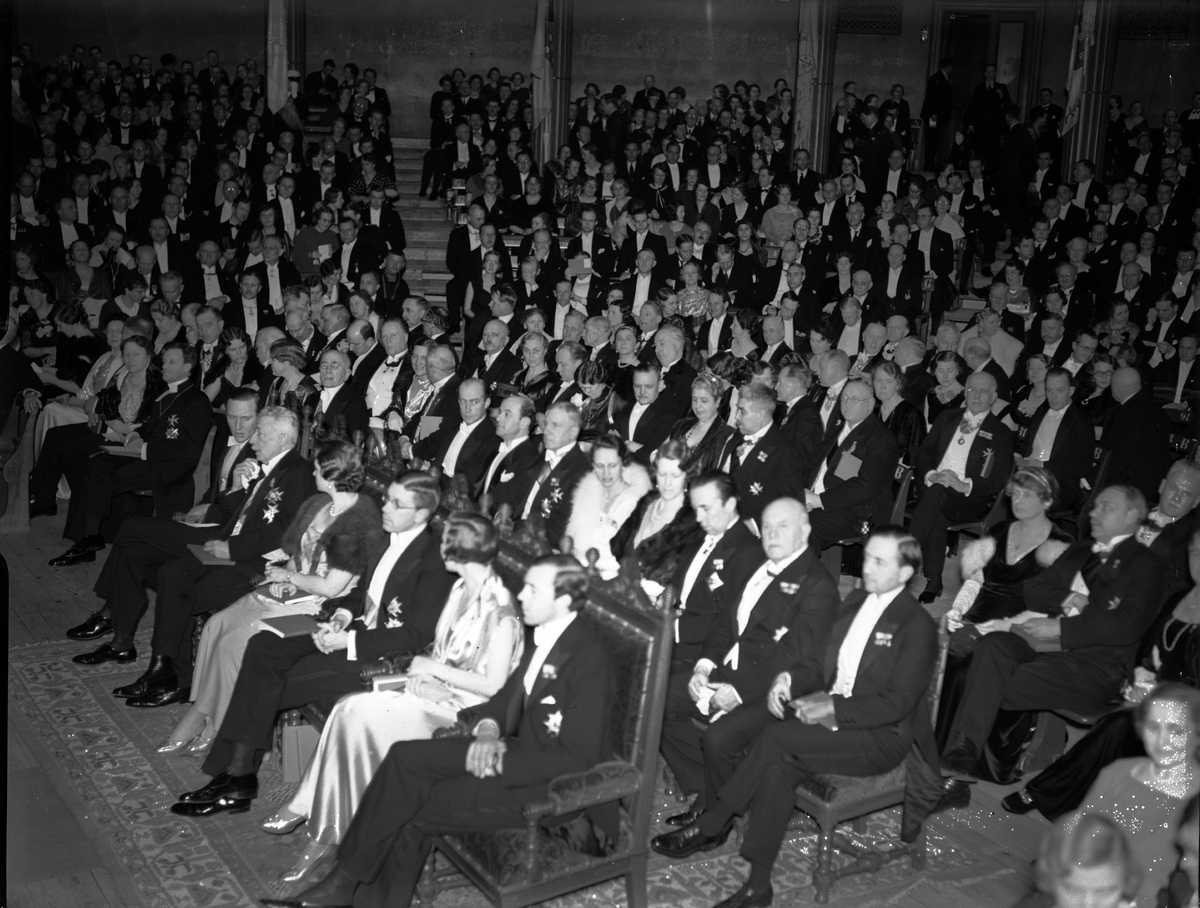Paul Sandberg, Svenska Turistföreningens 50-årsjubileum - "aulafesten" i Universitetsaulan, Uppsala 1935