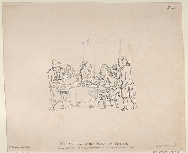 Thomas Rowlandson, Morning, or, the Man of Taste