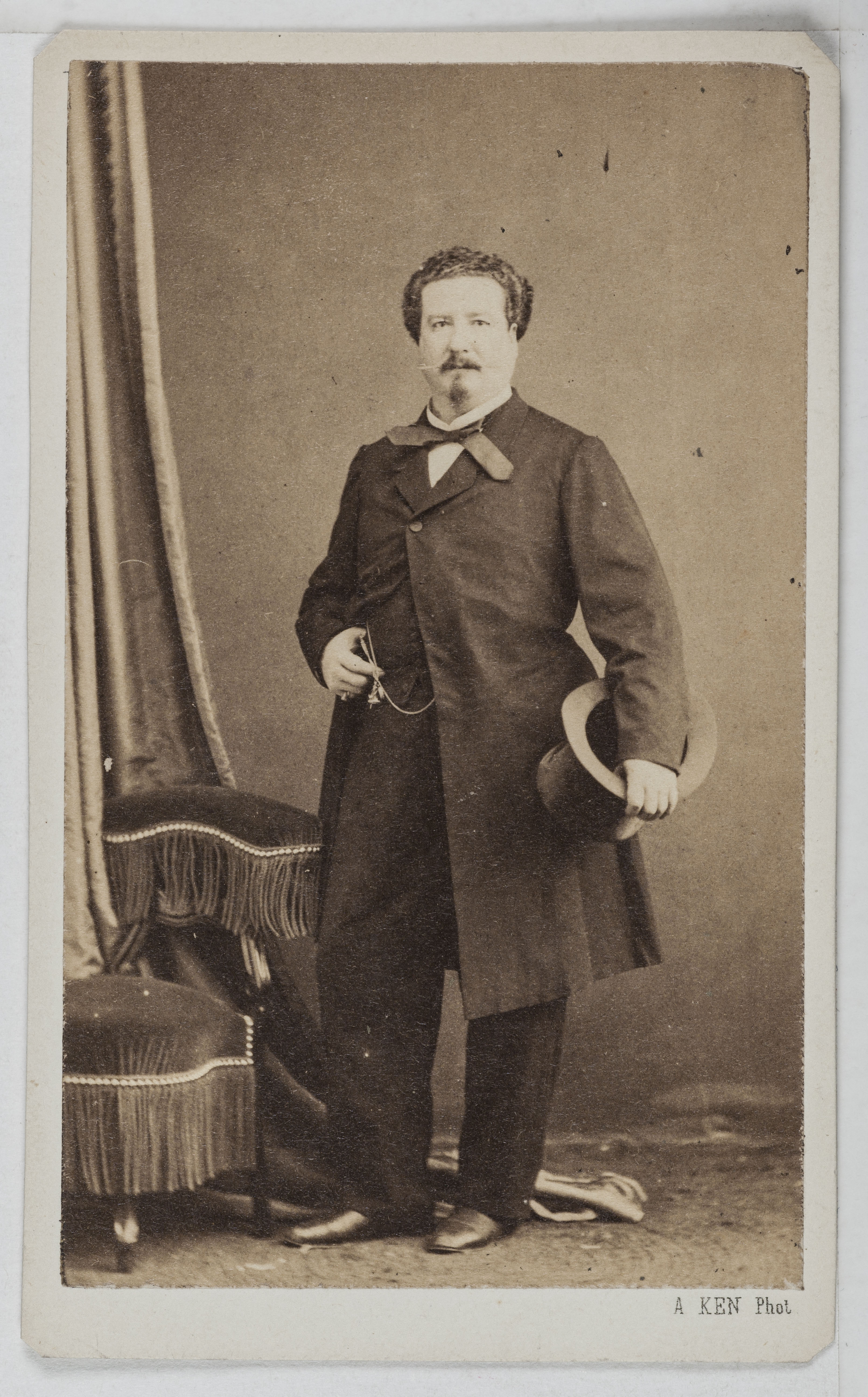 Alexandre Ken, Portrait de Panconi, acteur au Théâtre des Italiens.