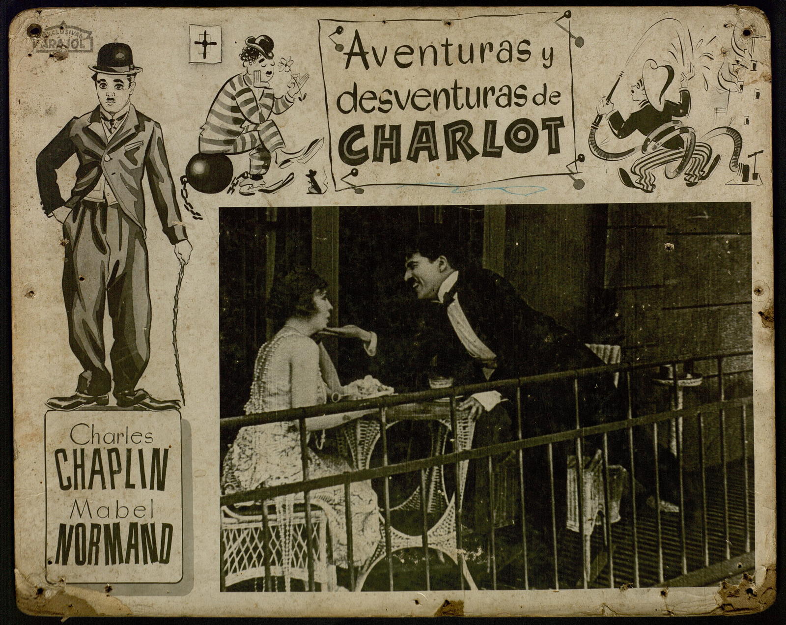Desconegut, Aventuras y desventuras de Charlot