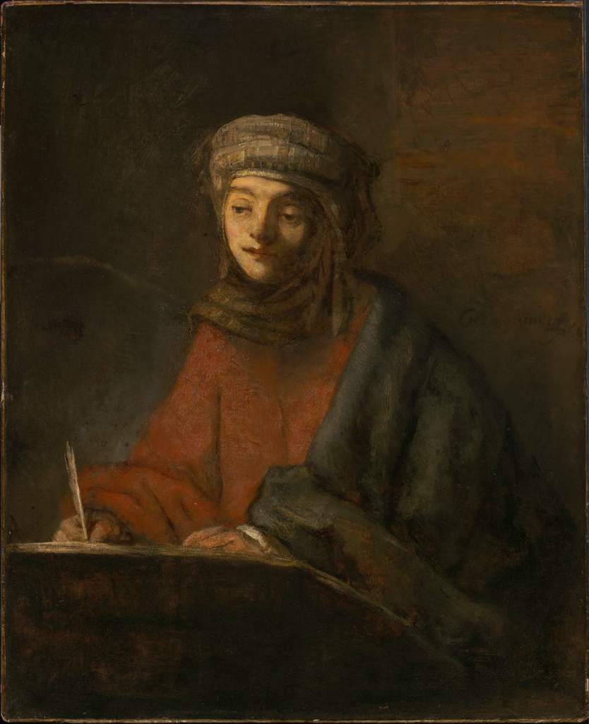 Rembrandt, Evangelist Writing