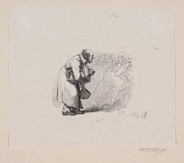 H.P. Hansen, Illustration til "Den gamle Gadelygte" i H.C. Andersen, "Eventyr og Historier", Bind 2