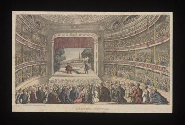 Thomas Rowlandson, Doctor Syntax at the Covent Garden Theatre