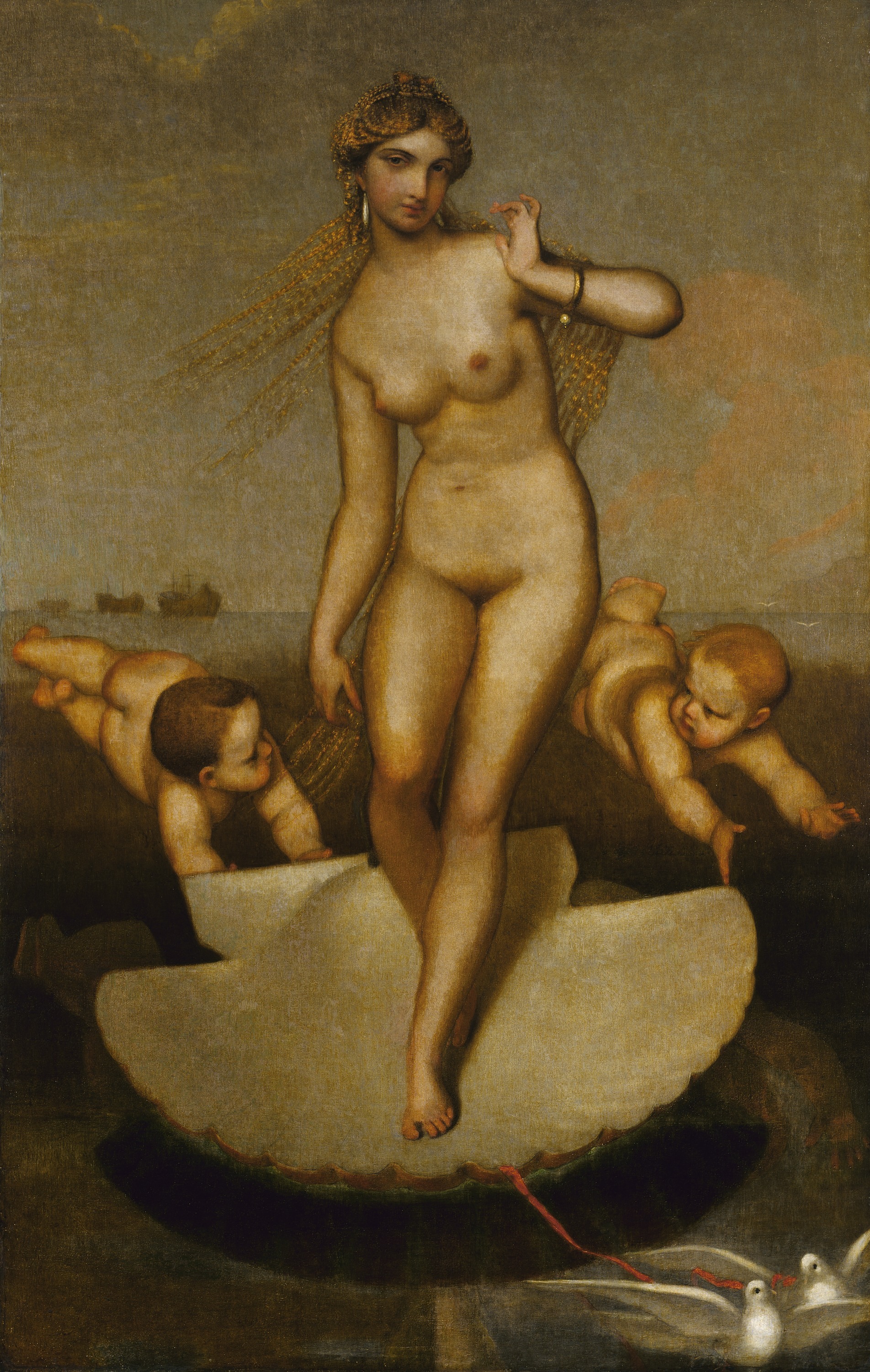 William Page, Venus Guiding Eneas and the Trojans to the Latin Shore