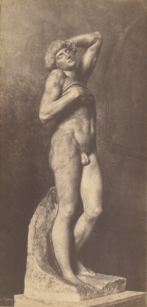 Édouard Baldus, [Prisonnier by Michelangelo]