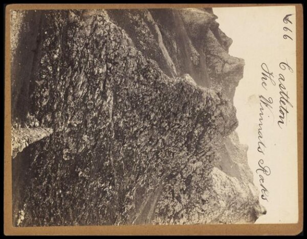 Francis Frith, Castleton.  The Winnats Rocks