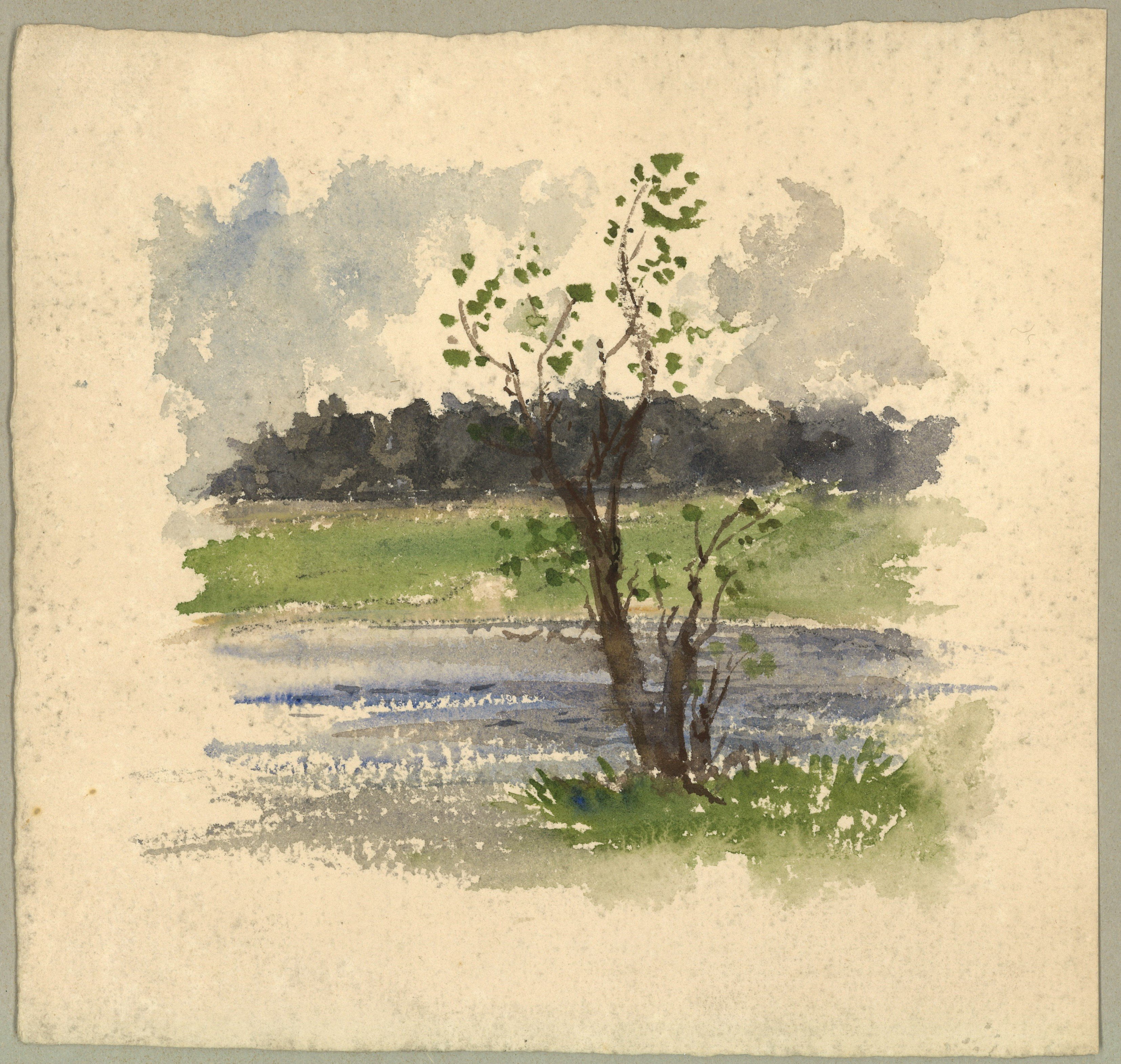 Otto Stiehl, Unidentifizierter Ort: Landschaft