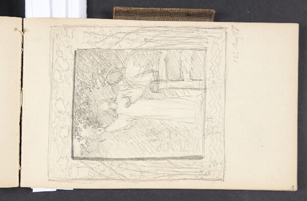 Agnes Slott-Møller, Figurkomposition i ornamenteret ramme