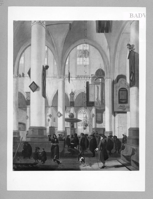 Emanuel de Witte, Interior of a church