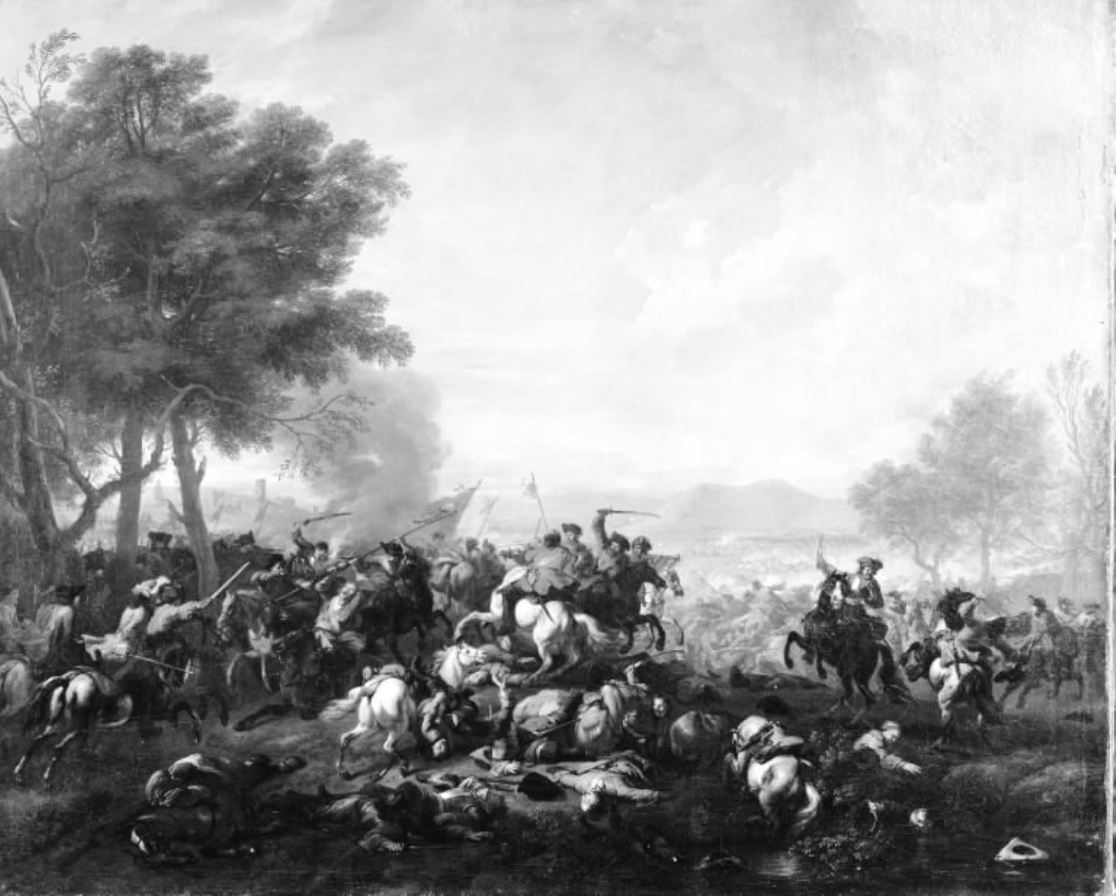 Jan van Huchtenburg, En bataille