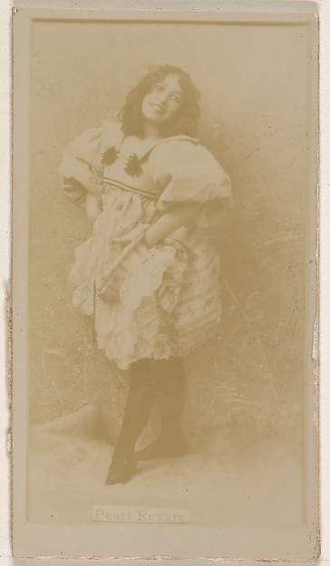 Kinney Brothers Tobacco Company, Pearl Revare, from the Actresses series (N245) issued by Kinney Brothers to promote Sweet Caporal Cigarettes