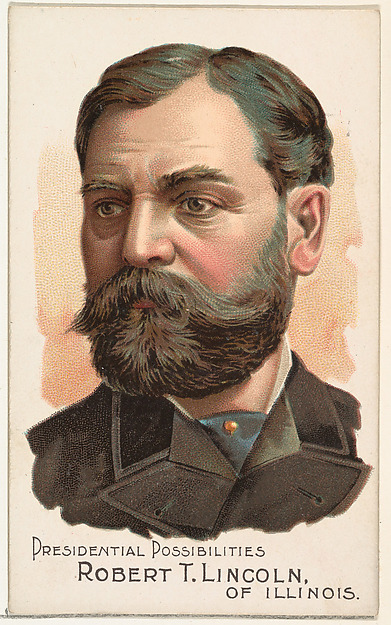 W. Duke, Sons & Co., Robert T. Lincoln of Illinois, from the Presidential Possibilities series (N124) issued by Duke Sons & Co. to promote Honest Long Cut Tobacco