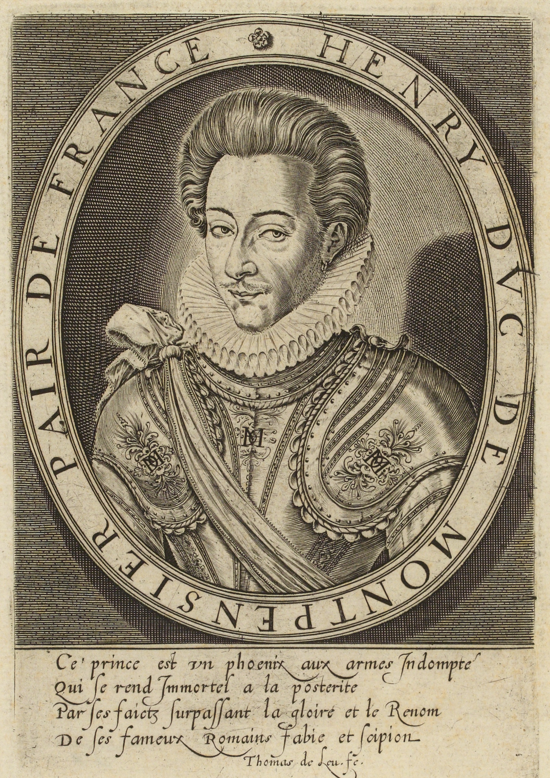 Thomas de Leu, Henry duc de Montpensier pair de France (IFF 363)
