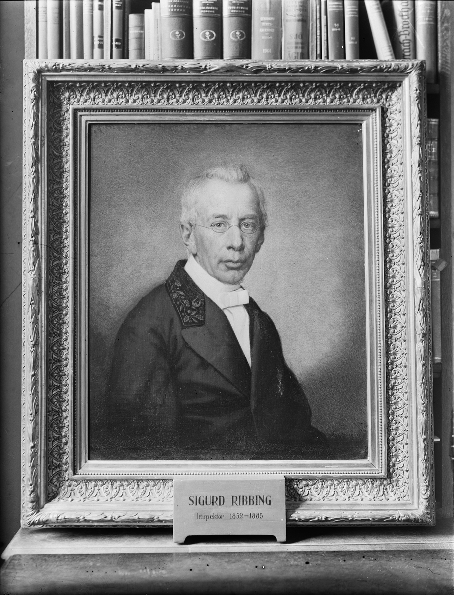Gunnar Sundgren, Oljemålning - professor Sigurd Ribbing