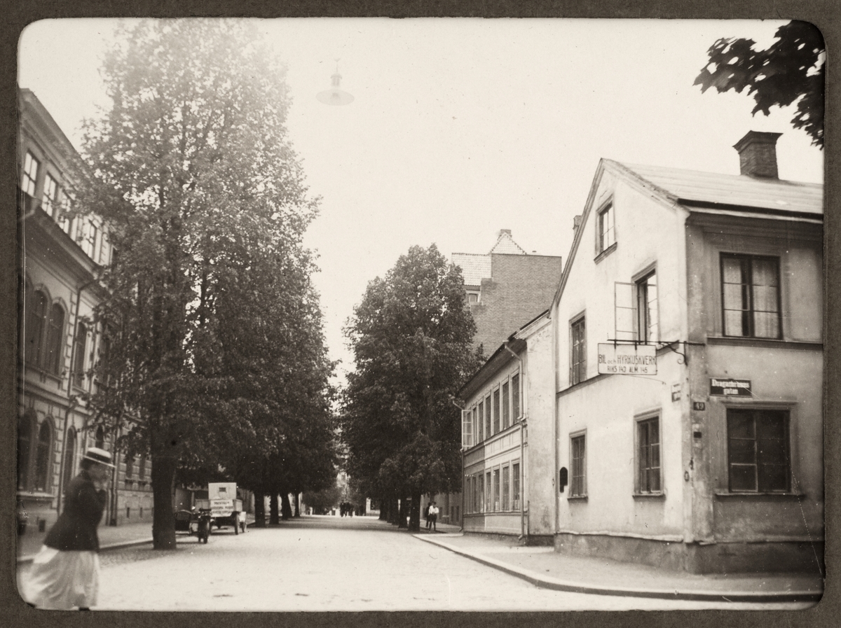 August Fredrik Schagerström, Korsningen Bangårdsgatan - Dragarbrunnsgatan, kvarteret Draken, Uppsala 1922