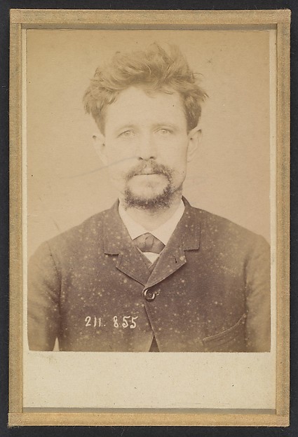 Alphonse Bertillon, Mérigeau. Jacques. 35 ans, né à St-Léger-les-Melles (Deux Sèvres). Ébéniste. 19/12/93.