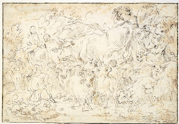 Giovanni Benedetto Castiglione, Hyrder med deres flok
