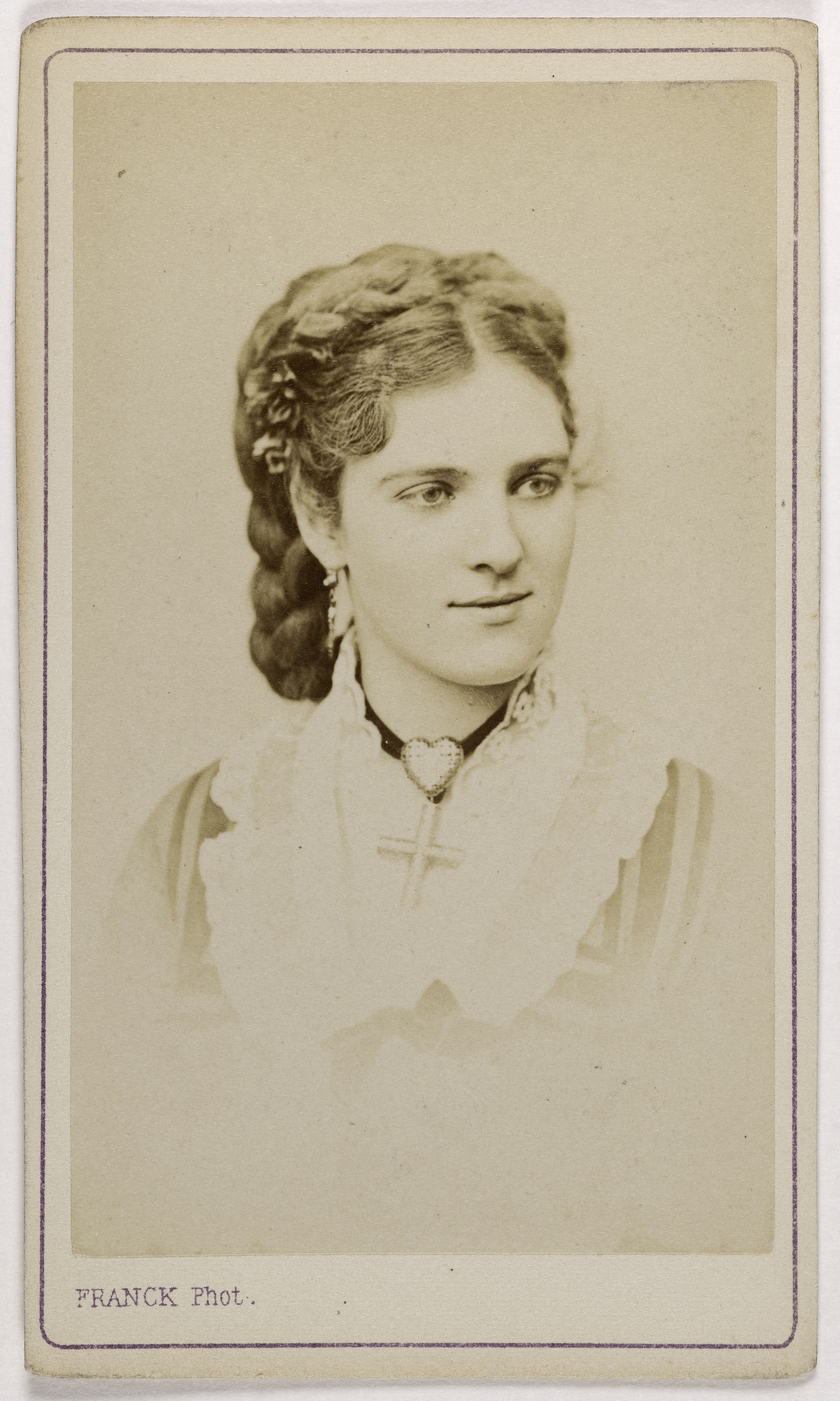 Franck, Portrait de Boduin ou Boudin (actrice au théâtre des Folies Marigny)