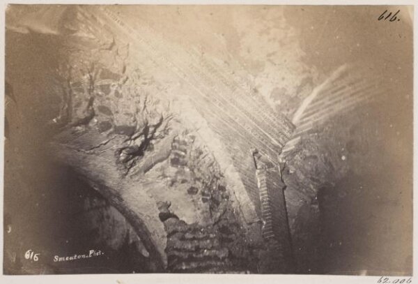 Parker, John Henry, Catacomb of Praetextatus - Brickwork at the Original Entrance, c. A.D. 100
