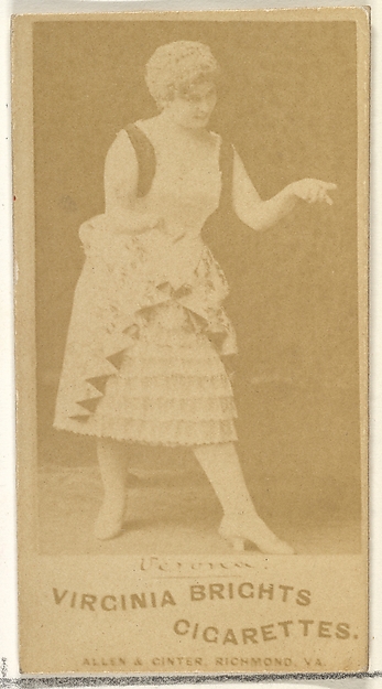 Allen & Ginter, Verona, from the Actors and Actresses series (N45, Type 1) for Virginia Brights Cigarettes