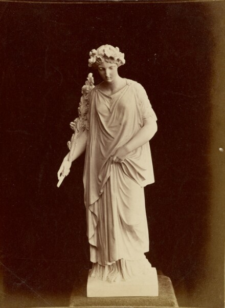 Unknown, [Statue of woman with branch]