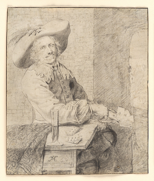 Frans van Mieris the Elder, The Cardplayer