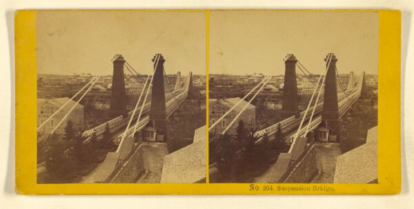 Benjamin West Kilburn, Suspension Bridge.