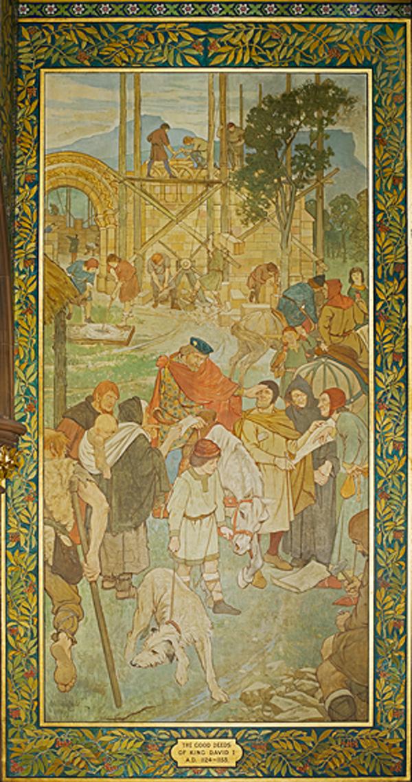 William Hole, The Good Deeds of King David I A.D. 1124 - 1153