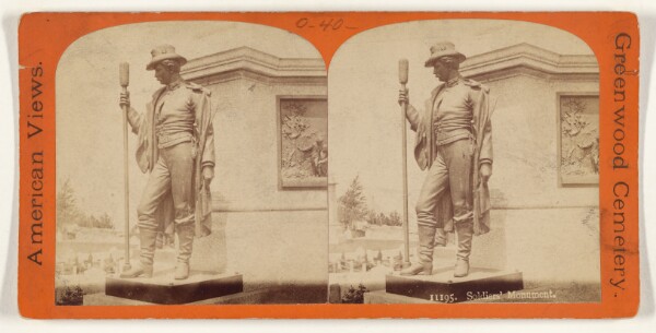Edward and Henry T. Anthony & Co., Greenwood Cemetery. Soldiers' Monument.