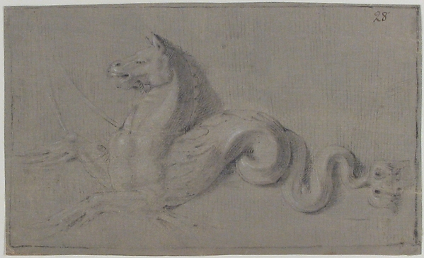 Anonymous, French, 19th century, Design for Sculpted Ornament