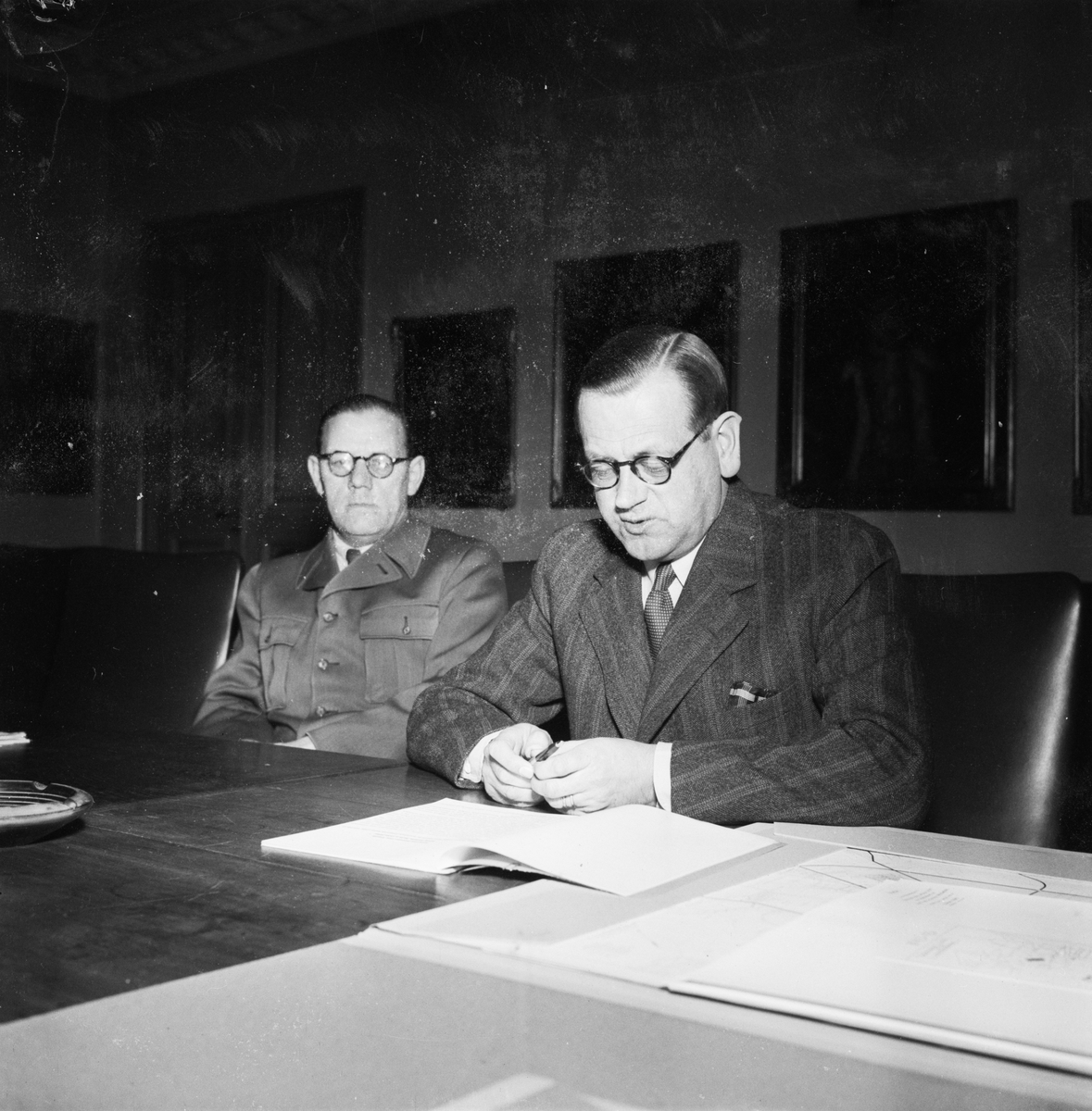 Uppsala-Bild, Nya vägplaner, Uppsala 1948