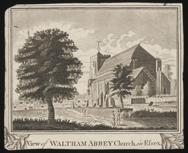 Unknown, View of Waltham Abbey Church, in Essex