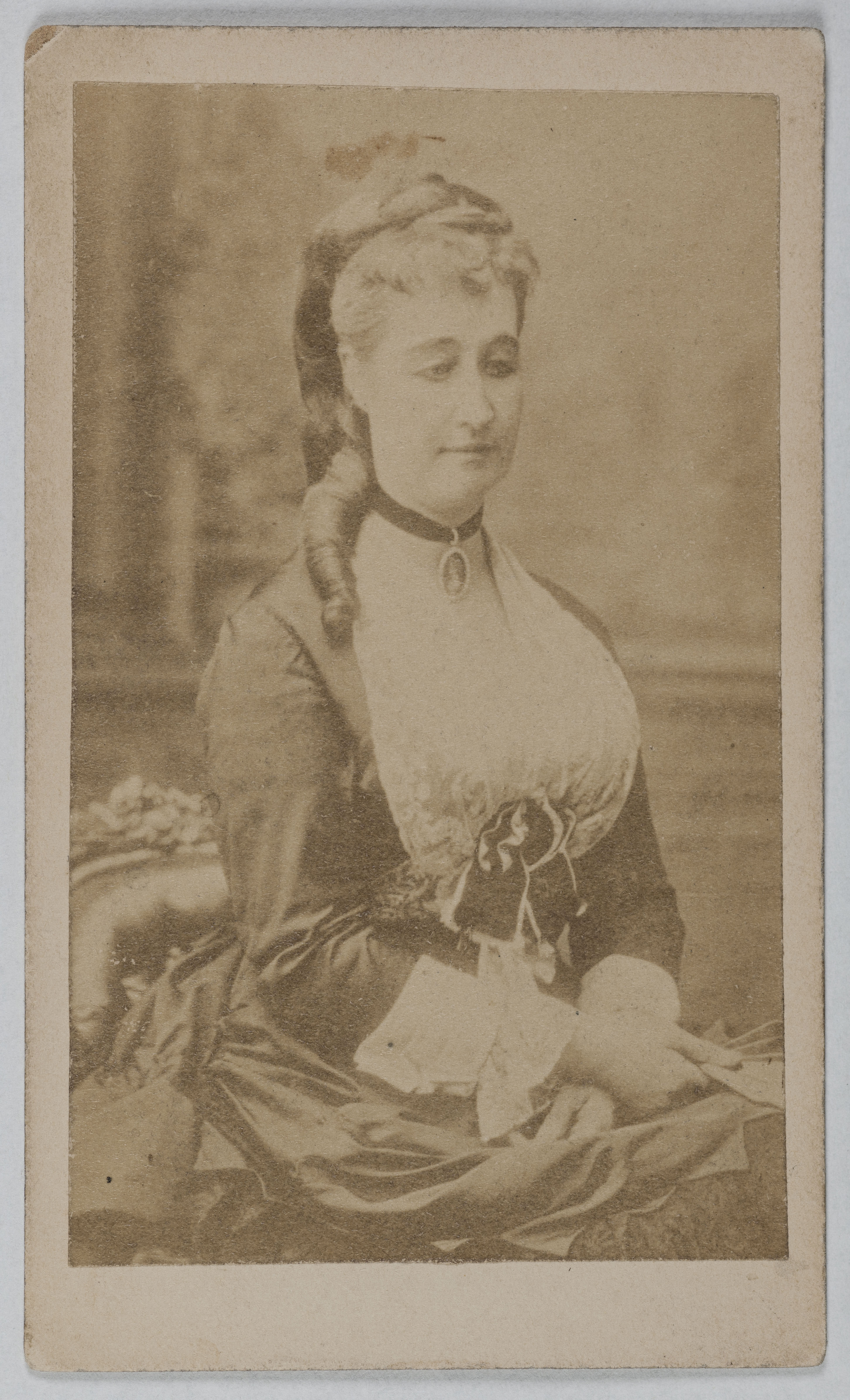 Anonyme, Portrait de l'impératrice Eugénie, (Eugénie de Montijo), (1826-1920)