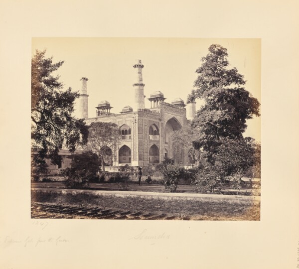 Samuel Bourne, Secundra; The Entrance Gate from the Garden