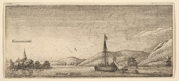 Wenceslaus Hollar, Nonnenwerdt, from "German Views"