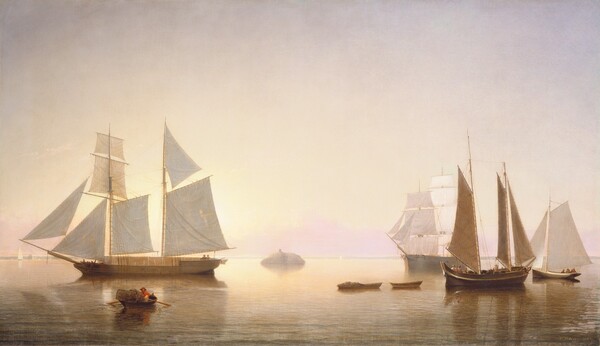Fitz Henry Lane, Becalmed off Halfway Rock