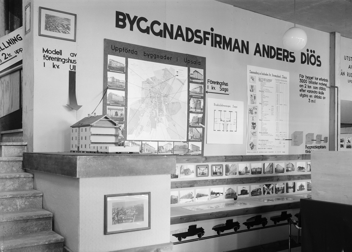 Paul Sandberg, Byggnadsfirman Anders Diös AB - utställning, kvarteret Ydal, Kvarngärdet