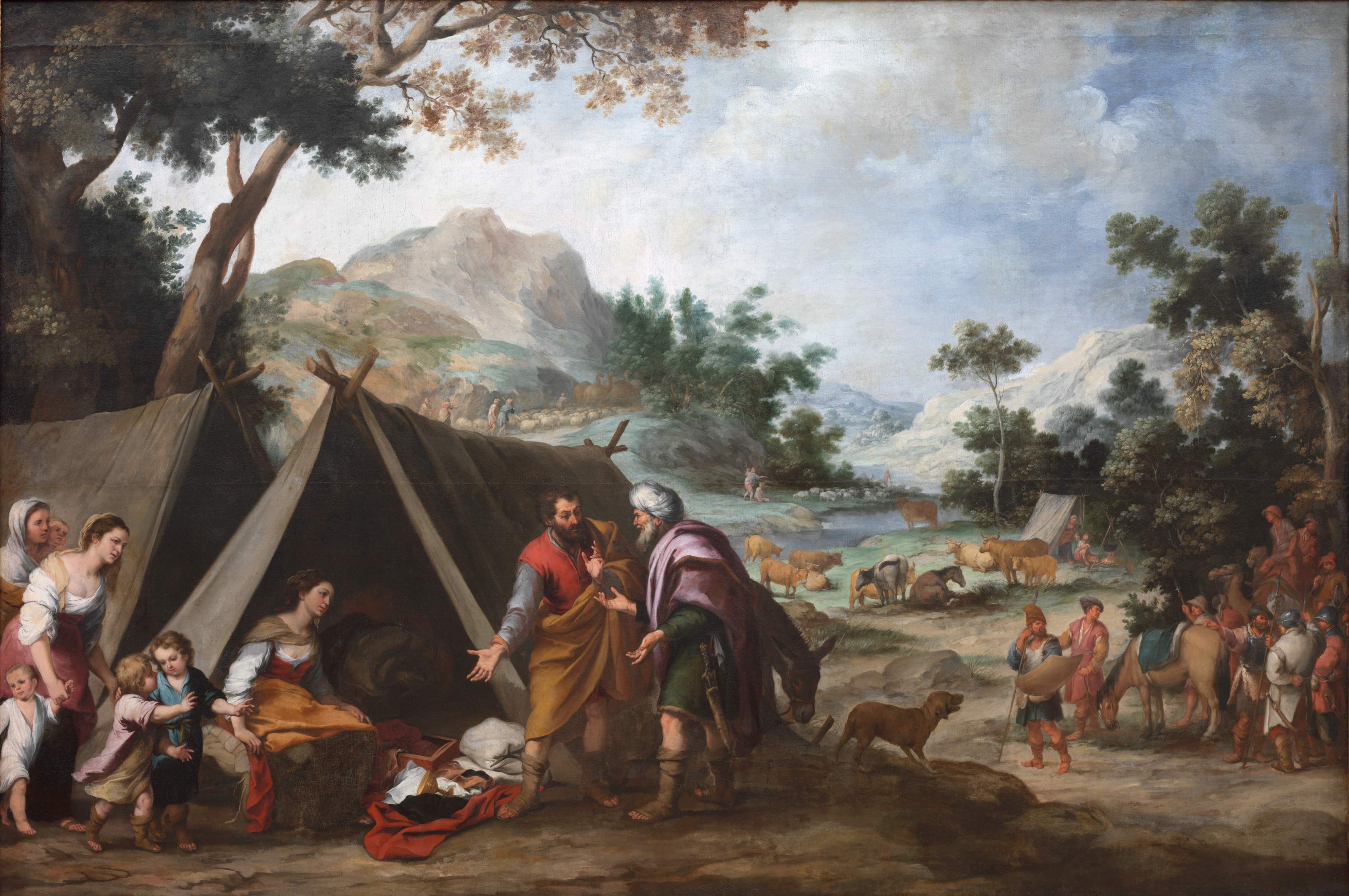 Bartolomé Esteban Murillo, Laban Searching for His Stolen Household Gods