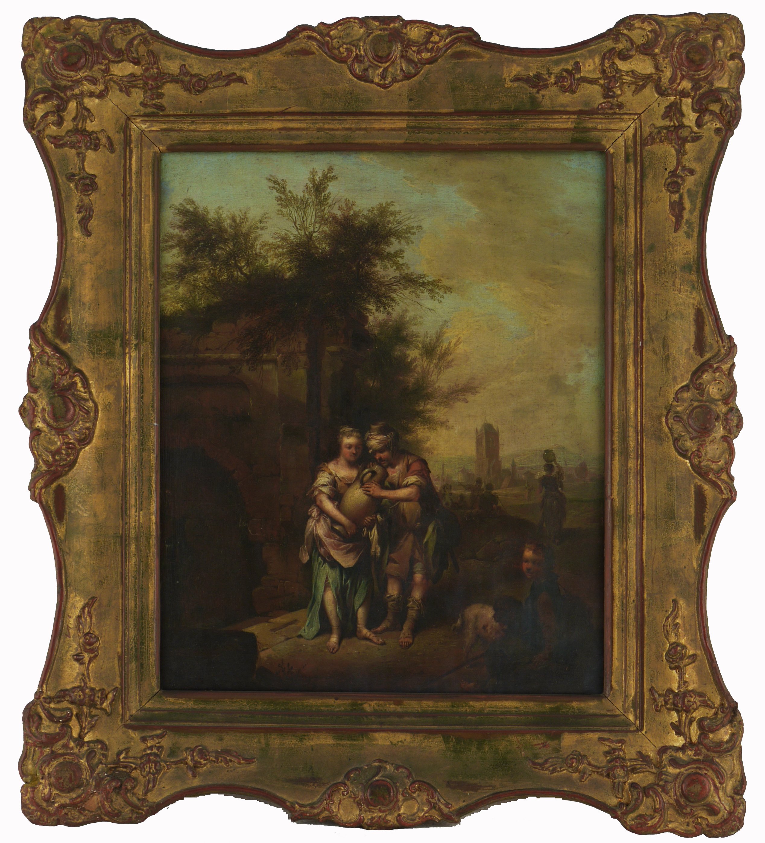 Johann Conrad Seekatz, Rebekka und Eliezer am Brunnen