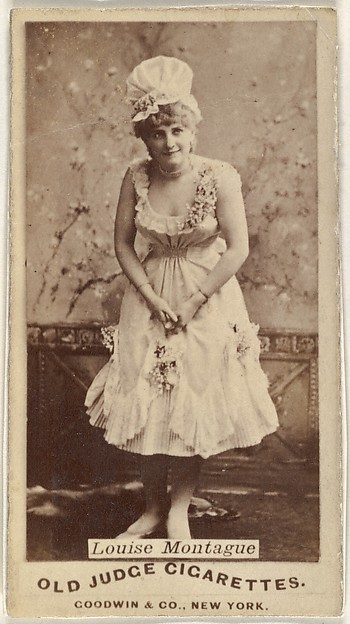 Goodwin & Company, Louise Montague, from the Actors and Actresses series (N171) for Old Judge Cigarettes
