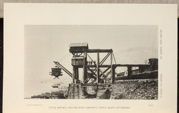 Unknown, Little Saw-Mill Run Railroad Company's Tipple, South Pittsburgh