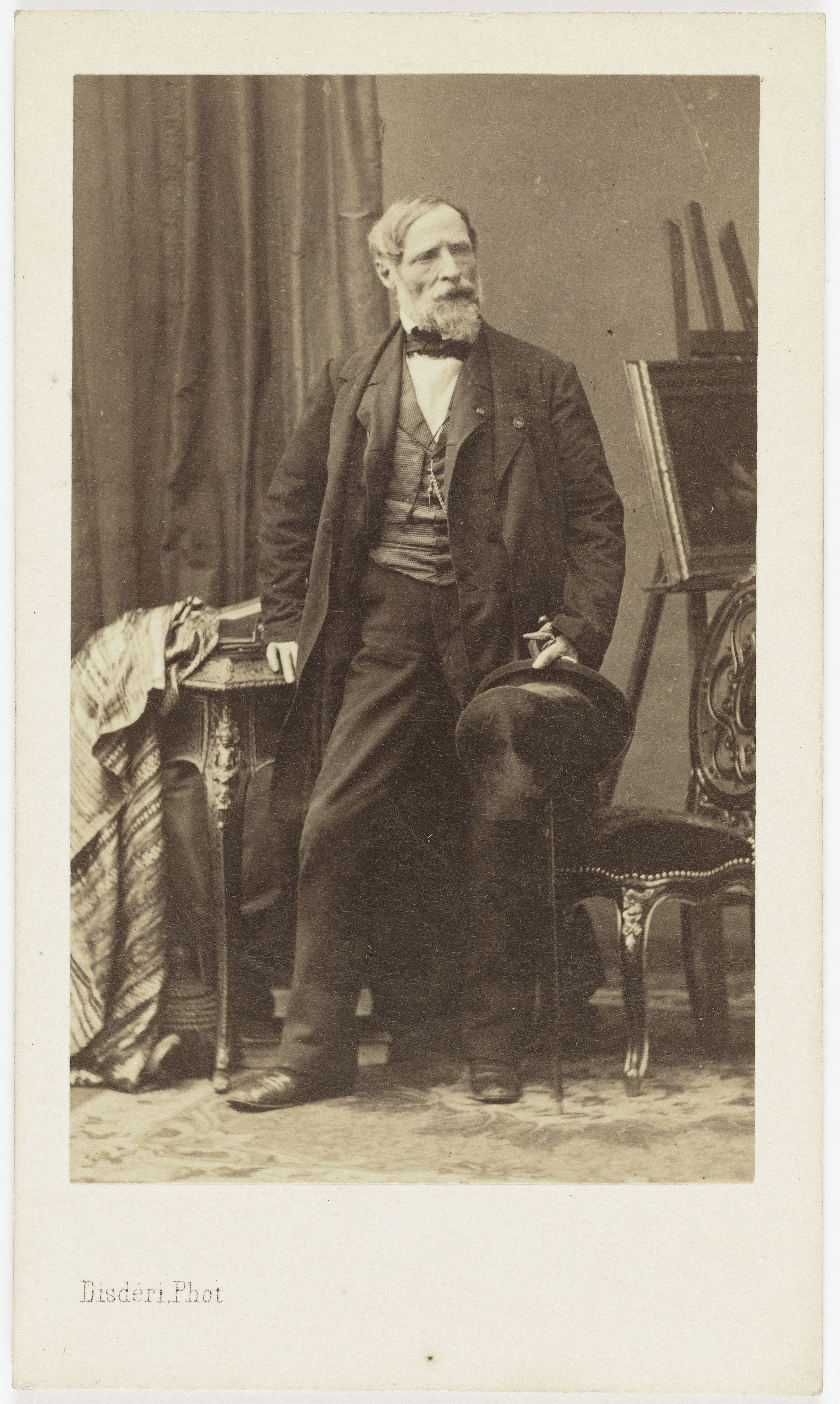 André-Adolphe-Eugène Disdéri, Portrait d'Alexandre Decamps, 1803-1860, peintre