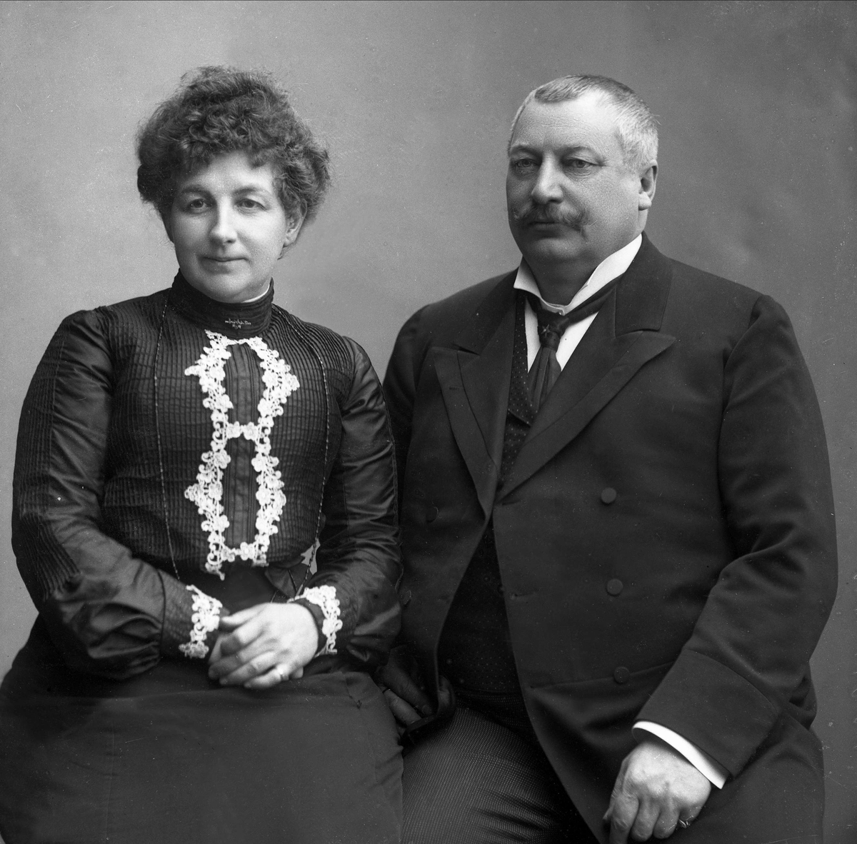 Gustav Borgen, Gruppeportrett, Dorothea og Hjalmar Schibbye.